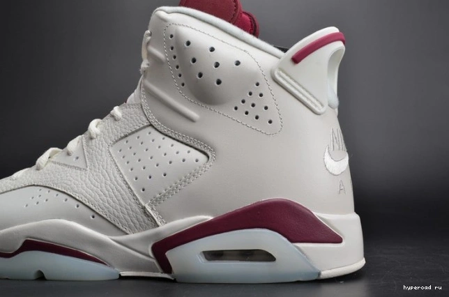 white 384664-116 6 Maroon Retro Air Jordan 0814